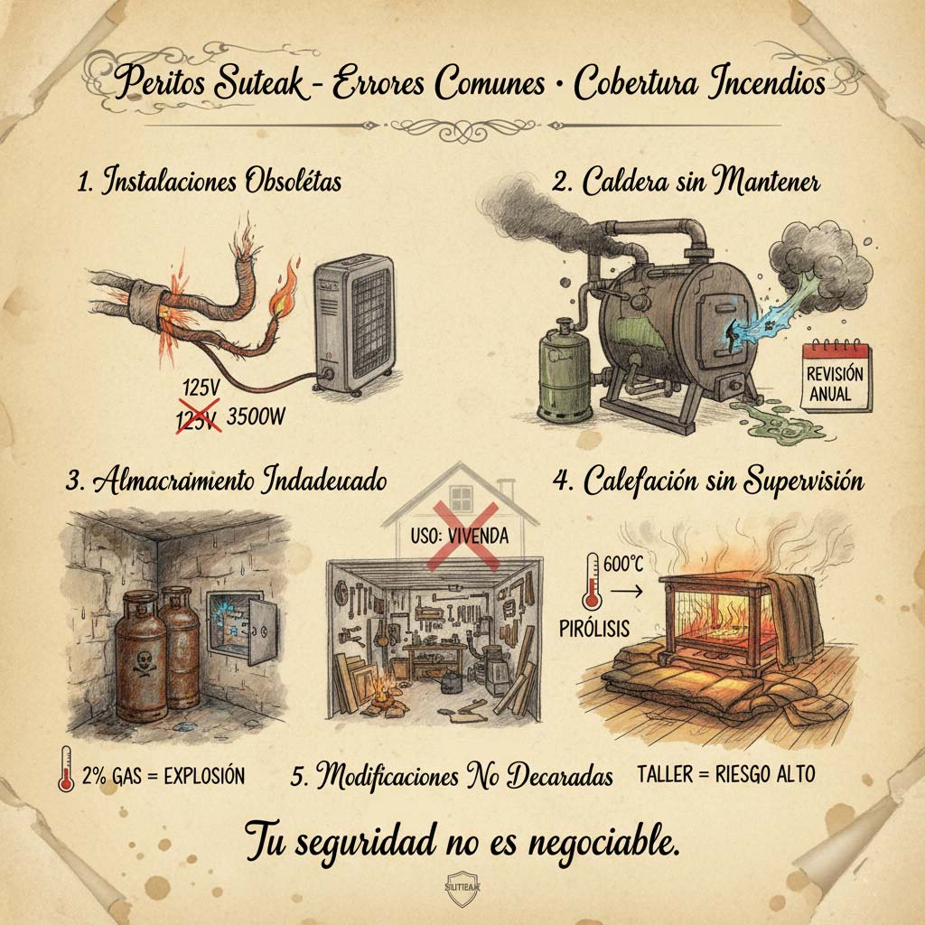 Razones para un incendio